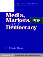 Baker, C. E. Media, Markets, and Democracy PDF