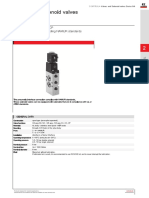 Valves and Solenoid Valves Series NA: 3/2 - 5/2 - 5/3-Way CC CO CP With Holes Configured According NAMUR Standards