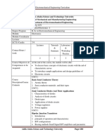 Electromechanical Engineering Curriculum: Addis Ababa Science and Technology University