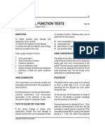 Renal Function Tests