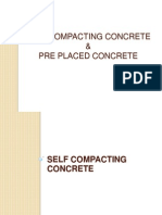 Self Compacting Concrete & Pre Placed Concrete