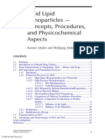 Solid Lipid Nanoparticles - Concepts, Procedures, and Physicochemical Aspects