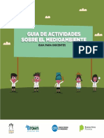 Guía de Actividades Sobre El Medioambiente Docentes