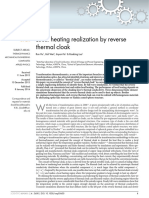 Local Heating Realization by Reverse Thermal Cloak: Scientific Reports