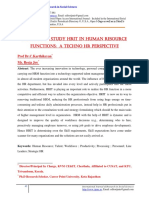 Evaluative Study HRIT in Human Resource PDF