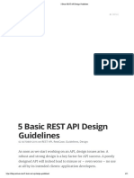 5 Basic REST API Design Guidelines