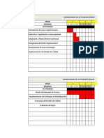 Cronograma de Actividades