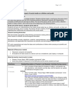 Influence of Social Media On Children Lesson Plan