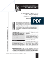 NAVARRETE MALDONADO, Alejandro - de La Vulneración A La Tutela de La Libertad Sindical (Jorge Cuenca)