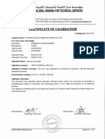 Calibration Certificate