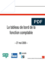 Présentation Tableau de Bord de La Fonction Comptable PDF