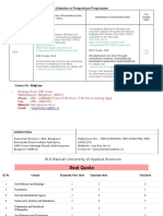 MDS - Program Detail-M.S Ramiah