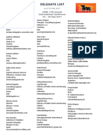 MGGWG Delegate List As of 24 May 17