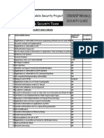 OWASP Mobile Checklist Final