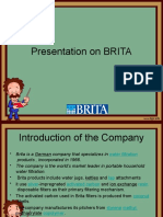 Presentation On BRITA