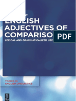 English Adjectives of Comparison Lexical and Gramm PDF