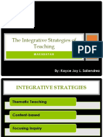 B The Integrative Strategies of Teaching MAKABAYAN