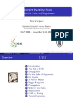 Constraint Handling Rules: A Tutorial For (Prolog) Programmers