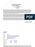 Mechanised Cheque Processing Using MICR Technology - Procedural Guidelines