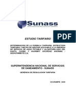 SedaChimbote Estudio Del Valor Tarifario PDF