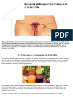 7 Thérapies Naturelles Pour Débloquer Les Trompes de Fallope Et Restaurer La Fertilité