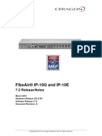 Fibeair® Ip-10G and Ip-10E: 7.2 Release Notes