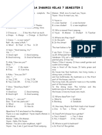 PTS Bahasa Inggris Kelas 7 Semester I