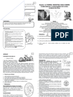 Ficha de Trabajo Sesion Obra Creadora de Dios 1 Año Secundaria