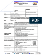 Atc Performance Assessment of Spa and Arts and Design Implementing Schools in Region V