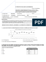 EVALUACIÓN Unidad 4 Matematica 6to