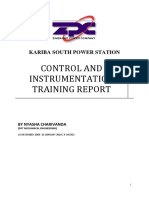 Control and Instrumentation Training Report: Kariba South Power Station