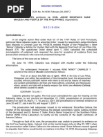 Petitioner Vs Vs Respondents: Second Division