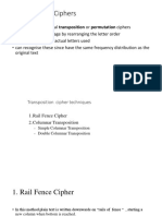 Transposition Ciphers