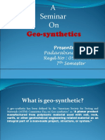 A Seminar On: Geo-Synthetics