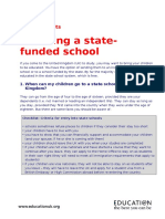 Choosing State-Funded Schools