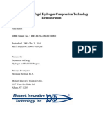 Oil-Free Centrifugal Hydrogen Compression Technology Demonstration