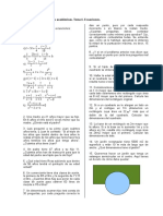 Hoja de Ejercicios de Ecuaciones 4º ESO