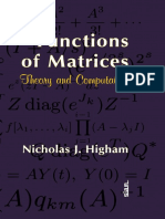 (Nicholas J. Higham) Functions of Matrices Theory PDF