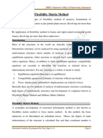 Flexibility Matrix Method