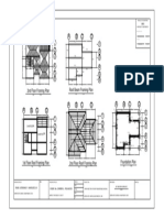 A B C D 1 2 3 4 6 1 2 3 4 6 A B C D: 2nd Floor Framing Plan Roof Beam Framing Plan