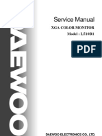 Service Manual: Xga Color Monitor Model: L510B1