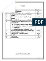 Foreign Exchange Operation of The Bank Forex Facilities Available For Resident Risk Minimization Techniques Used