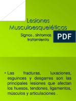 Lesiones Musculoesqueléticas