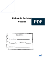 Cuadernillo de Reforzamiento Vocales