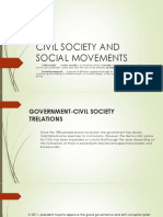 Civil Society and Social Movements