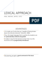 Lexical Approach