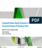 Presentation - 10821 - ES10821 - Composite Beam Design Extension in Robot Structural Analysis Profressional 2016 PDF