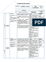 Planificacion Anual 6 Basico.