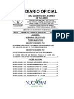 Diario Oficial Delgobierno Del Estado de Yucatán Del 23 de Abril de 2007