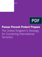 Pursue Prevent Protect Prepare - The United Kingdom's Strategy For Countering International Terrorism